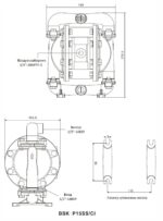 Пневматический мембранный насос 0.5 — изображение 3