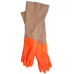 Перчатки пескоструйные, камерные, неопреновые (пара)