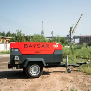 Передвижной дизельный компрессор BAYSAR DS185-7