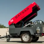 Передвижной дизельный компрессор BAYSAR DS185-7