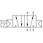 Распределитель с электромагнитным управлением Aignep X1V S4 5 00 05 — изображение 2