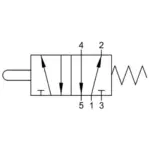 Распределитель с механическим управлением Aignep 03V G0 5 00 02 — изображение 2