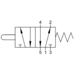 Распределитель с механическим управлением Aignep 03V H0 5 00 02 — изображение 2