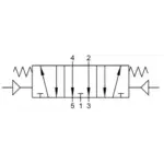 Распределитель с пневматическим управлением Aignep 05V P0 7 OC 00 — изображение 2