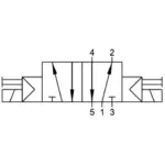 Распределитель с электромагнитным управлением Aignep 10V S1 5 00 00 — изображение 2