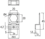 Монтажный кронштейн Aignep PR02B1 — изображение 2