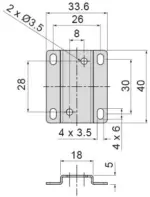 Монтажный кронштейн Aignep PR03B01 — изображение 2