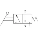 Распределитель с ручным управлением Aignep X1V L0 3 NC 03 — изображение 2