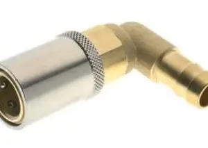 Муфта БРС с угловым штуцером под резиновый шланг Aignep 0043600002