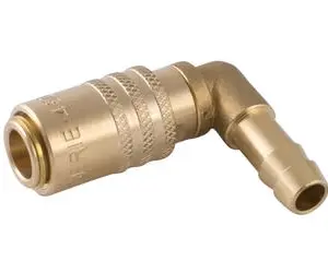 Муфта БРС с угловым штуцером под резиновый шланг Aignep 466SW00002