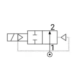 Соленоидный клапан с сервоприводом Aignep 04F 05 2 12 N 0 — изображение 2