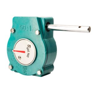 Четвертьоборотный редуктор CVGB 80:1 Convalve (чугунный корпус)