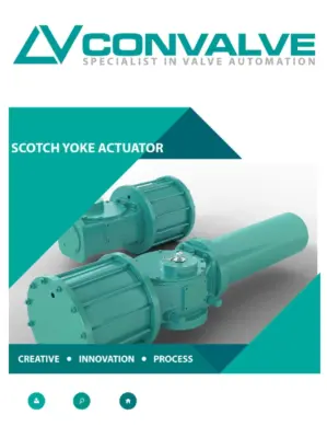 Тяжелые пневматические приводы Scotch Yoke