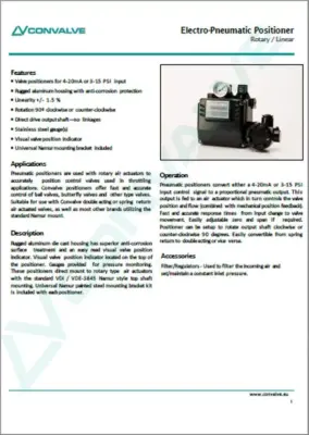 Позиционеры электромеханические