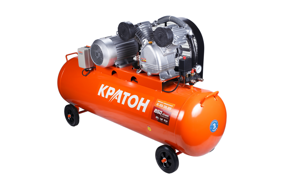 6aaad21d-a1ee-11e5-b67a-002655e46725-0 Компрессор с ременной передачей Кратон AC-850-300-BDV — изображение 1